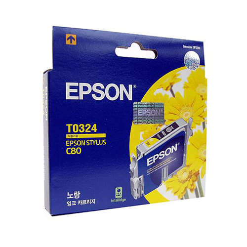 엡손 정품잉크 T032470/노랑