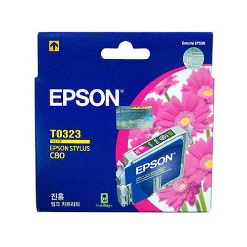 엡손 정품잉크 T032370/빨강