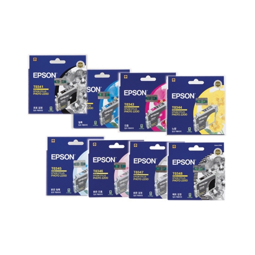 엡손 정품잉크 T034470/노랑