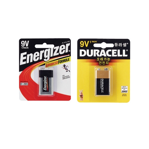 알카라인 건전지 듀라셀 알카라인 9V 