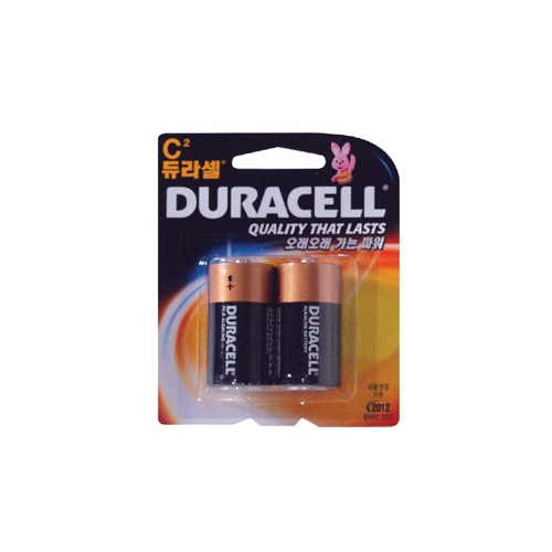 듀라셀 알카라인 건전지 C사이즈 