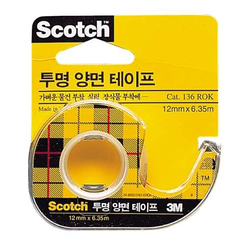 스카치 투명 양면 테이프 No.237 18mm * 7.6m