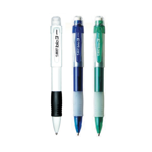BIC3 볼펜 청색 (흑/적/1.0 + 샤프0.5)