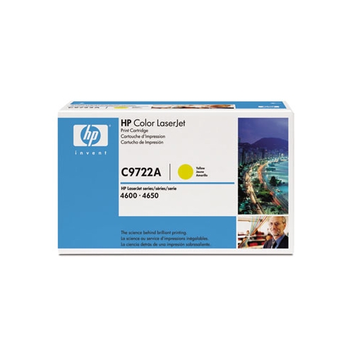 HP 정품토너 C9722A/노랑