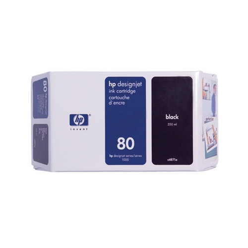 HP 정품잉크 C4871A(80)/검정