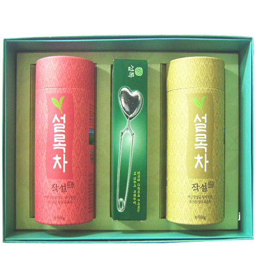 Y-18/ 옥록+덖음+인퓨저 녹차세트