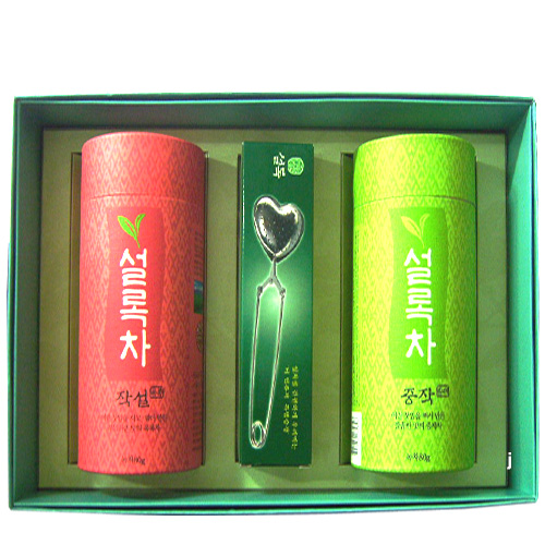 Y-17/ 옥록+증제+인퓨저 녹차세트