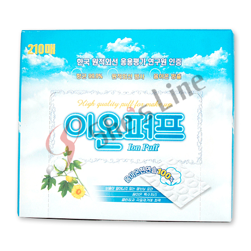 이온화장솜 210매