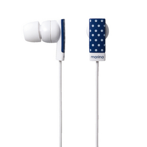 [엘레컴]EHP-BIN10BU 마리나이어폰 물방울(블루)