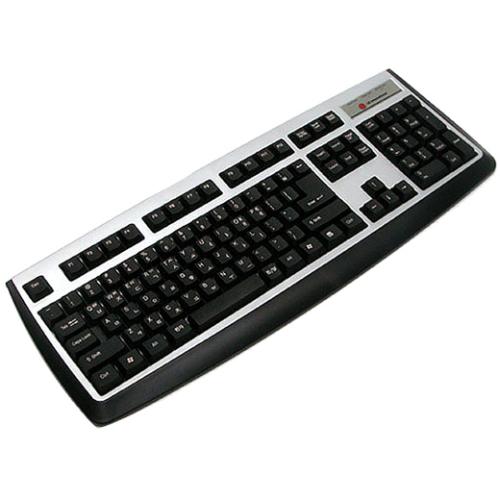 [K-201]실버블랙-PS2/LG 고급키보드