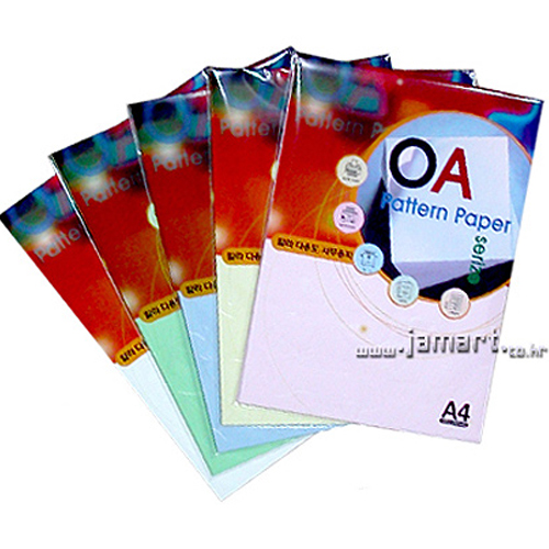 한지 다용도 칼라사무용지(A4)
