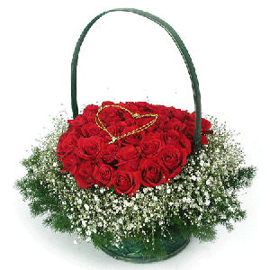 장미꽃 바구니