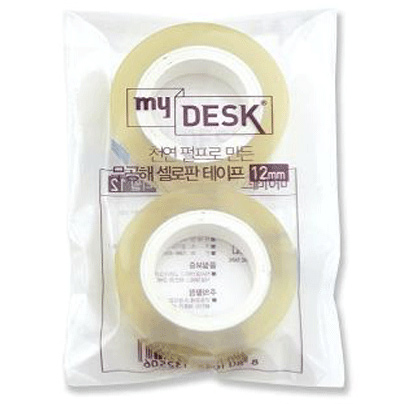 myDESK 무공해 셀로판테이프 리필/12mm*15M(2입)
