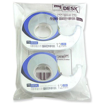 myDESK 무공해 셀로판테이프/12mm*15M(2입)