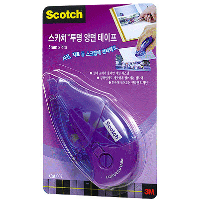 3M스카치투명 양면테이프/017(8.4mmX8m)