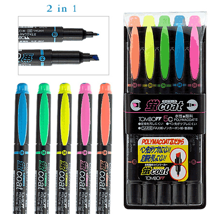 톰보우코트양방향형광펜/5색