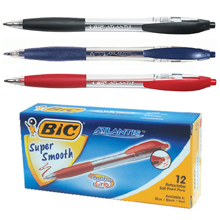 빅(BIC) 아틀란티스 볼펜(12입1세트)/1.0mm