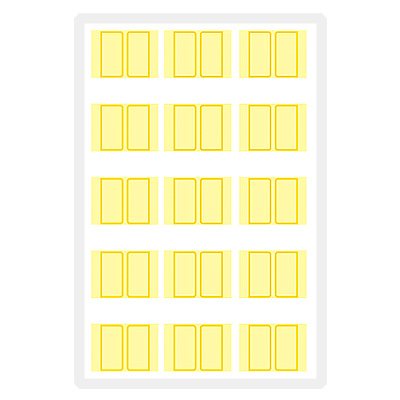 예현1009(노랑/2매)-일반견출지