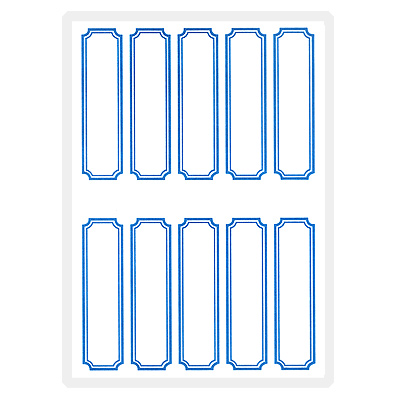 예현2011(청색/3매)-일반견출지