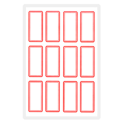 예현2023(적색/3매)-일반견출지