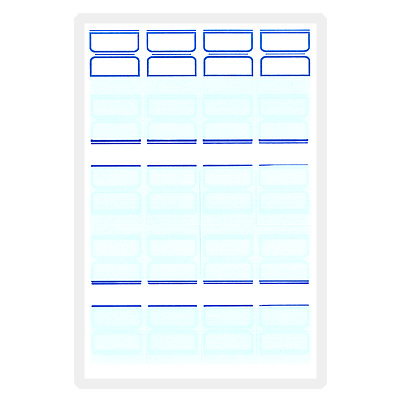 4001(청색/2매)-보호견출지