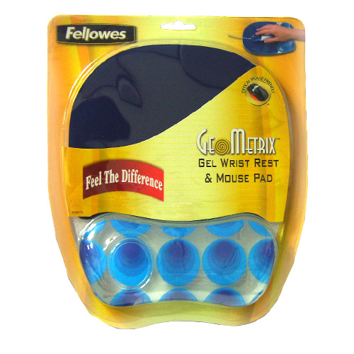 펠로우즈 지오메트릭스 젤 마우스패드(블루서클)-90058