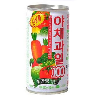 야채과일100 캔(180ml) 