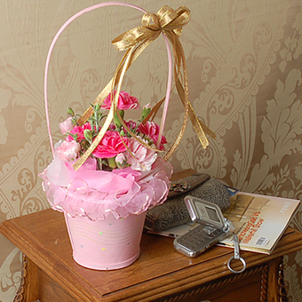 카네이션바구니(분홍)