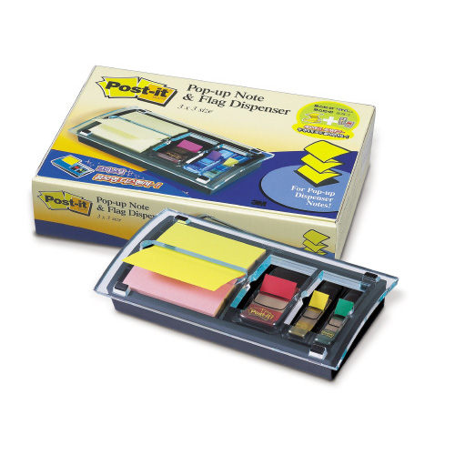 3M포스트잇 팝업 크리스탈 콤보디스펜서 DS-100