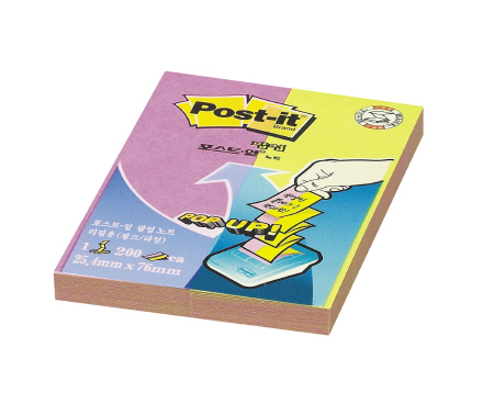 Post-it 노트리필 얼터너티브(핑크/라임)