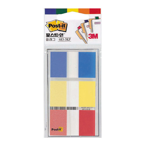 [3M] 포스트잇 플래그# 680-3KN(44*25,6/3색)