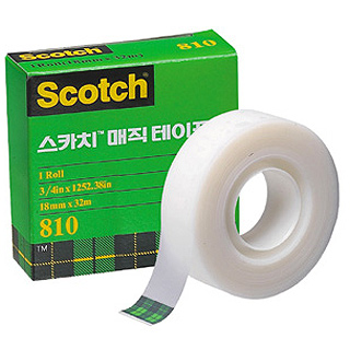 [3M] 스카치 매직테이프 리필 (18mm×32M) #810