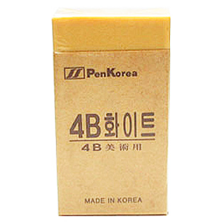 [펜코리아]4B 화이트지우개 300 낱개