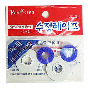 펜코리아 수정테이프 리필 5mm*8M(PKT-201) 