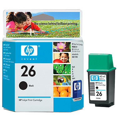 HP 정품잉크 51626AA(26)/검정
