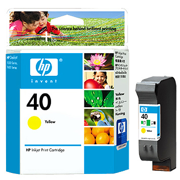HP 정품잉크 51640YA(40)/노랑