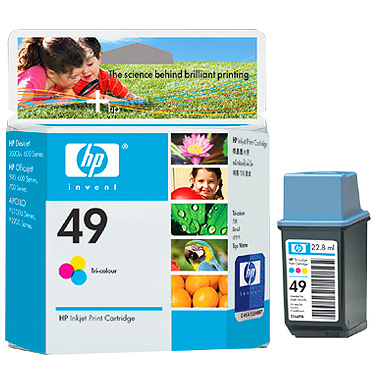 HP 정품잉크 51649AA(49)/칼라