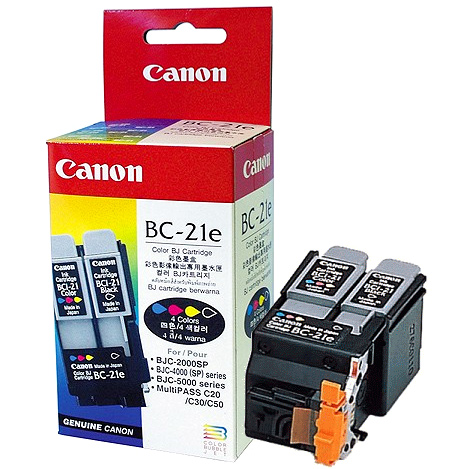 [캐논]정품잉크 BC-21e/칼라