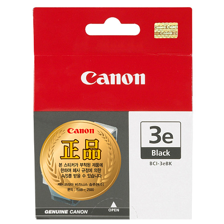 [캐논]정품잉크 BCI-3eBK/블랙