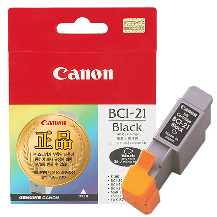 [캐논]정품잉크 BCI-21B/블랙