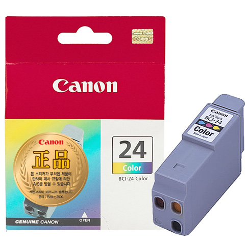 캐논 정품잉크 BCI-24C/칼라