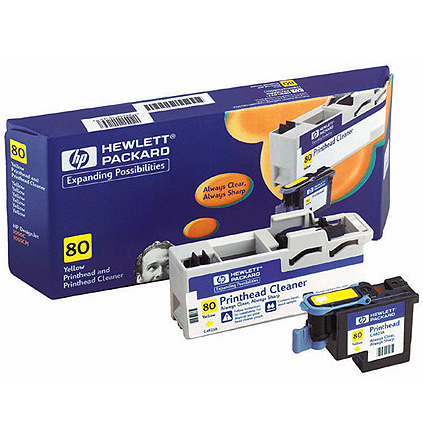 HP 정품잉크헤드 C4823A(80)/노랑(단종)