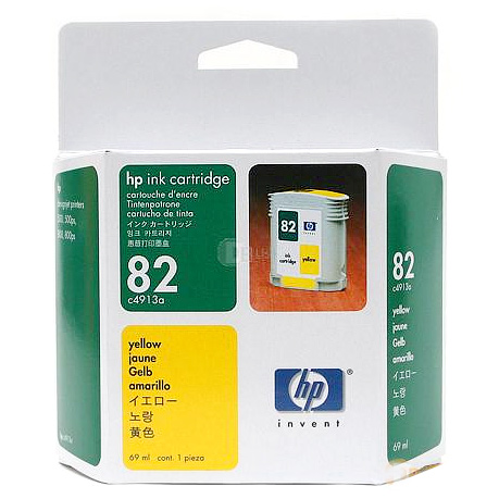 HP 정품잉크 C4913A(82)/노랑(단종)