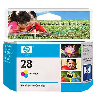 HP 정품잉크 C8728AA(28)/칼라
