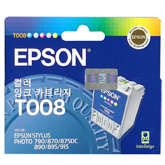 엡손 정품잉크 T008071/칼라