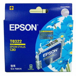 엡손 정품잉크 T032270/파랑