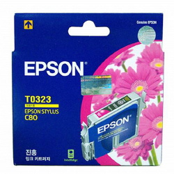 엡손 정품잉크 T032370/빨강