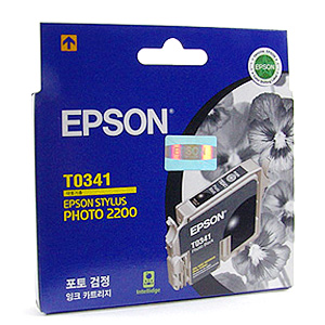 엡손 정품잉크 T034170/포토검정