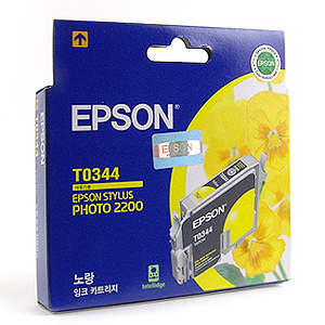 엡손 정품잉크 T034470/노랑