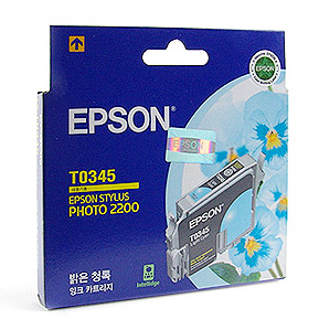 엡손 정품잉크 T034570/밝은파랑